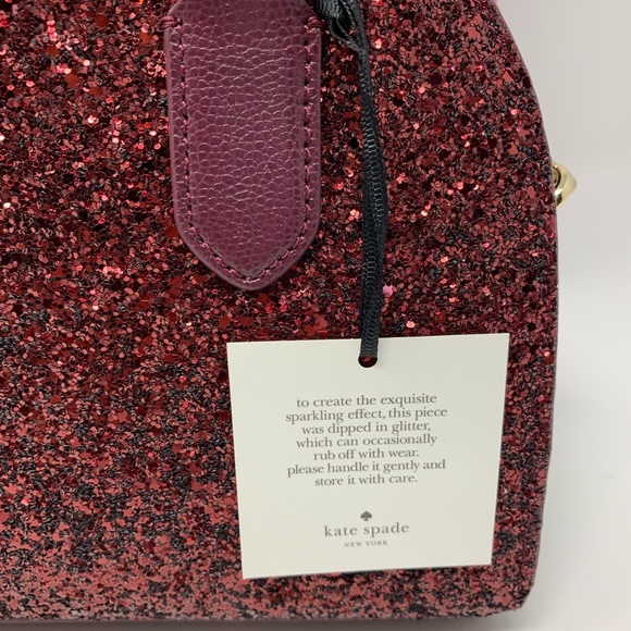 ➕ Kate spade mini Reiley laurel way glitter plum - Picture 3 of 6